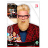 Plné fúzy, blond, s gumičkou